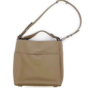 All Saints Cooper East West Leather Tote Bag Purse - Like New